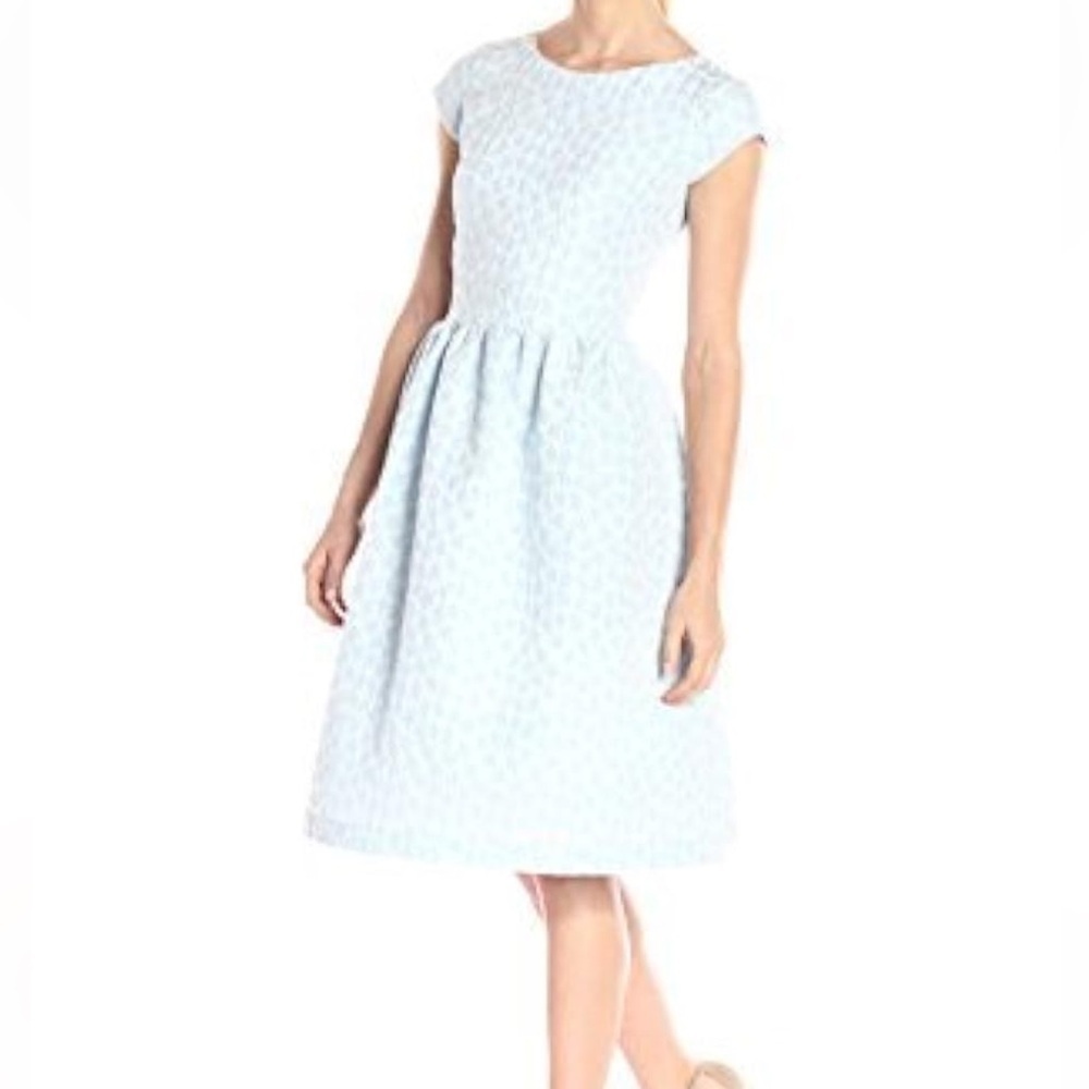 Helene Berman NWT Light Blue dress with flowers 🌺